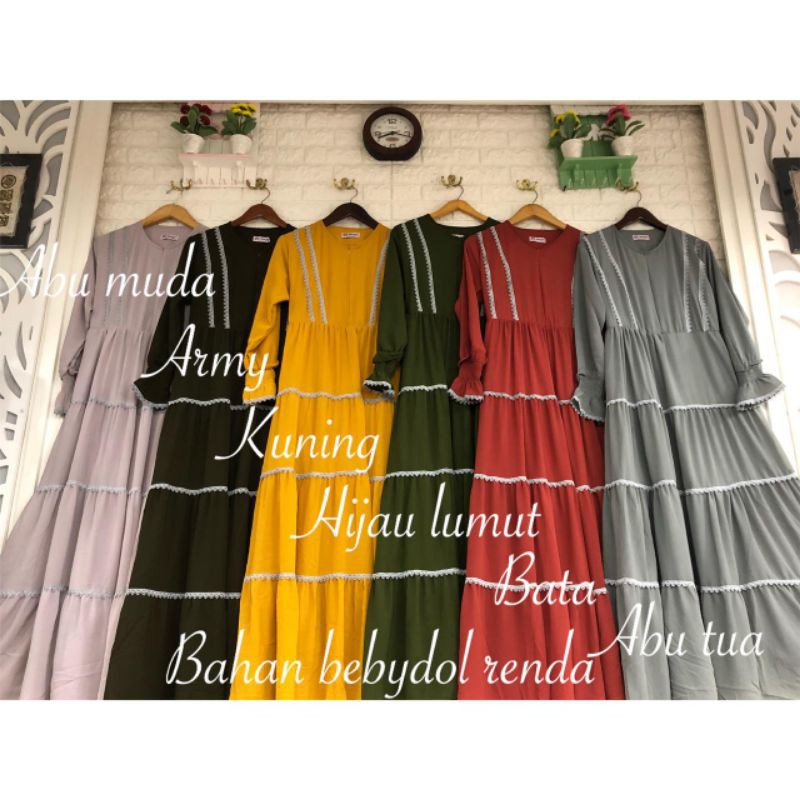 gamis butik brand annisa syari (sale)