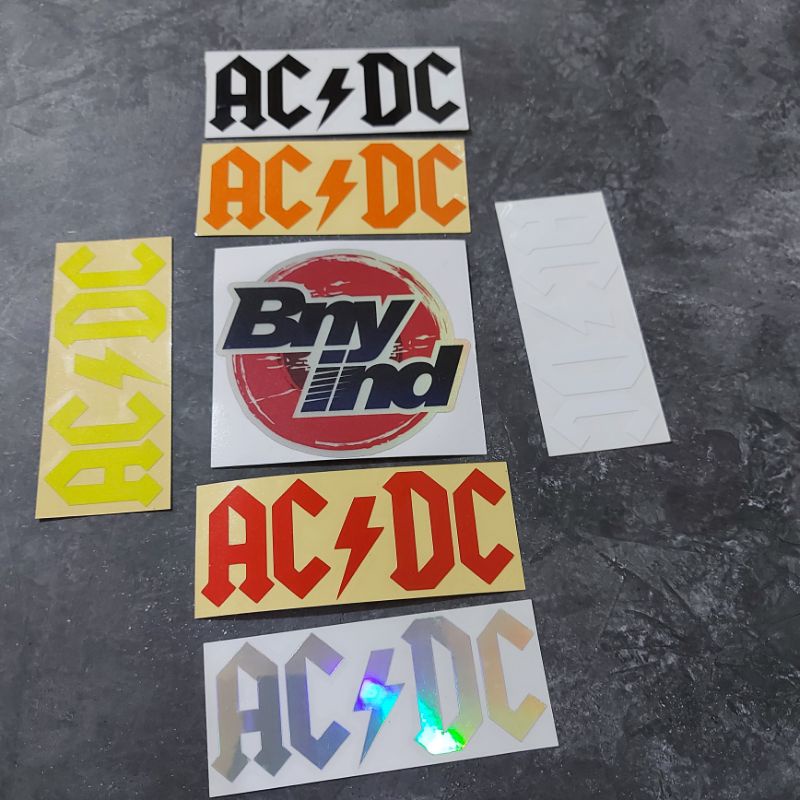 STICKER ACDC CUTTING