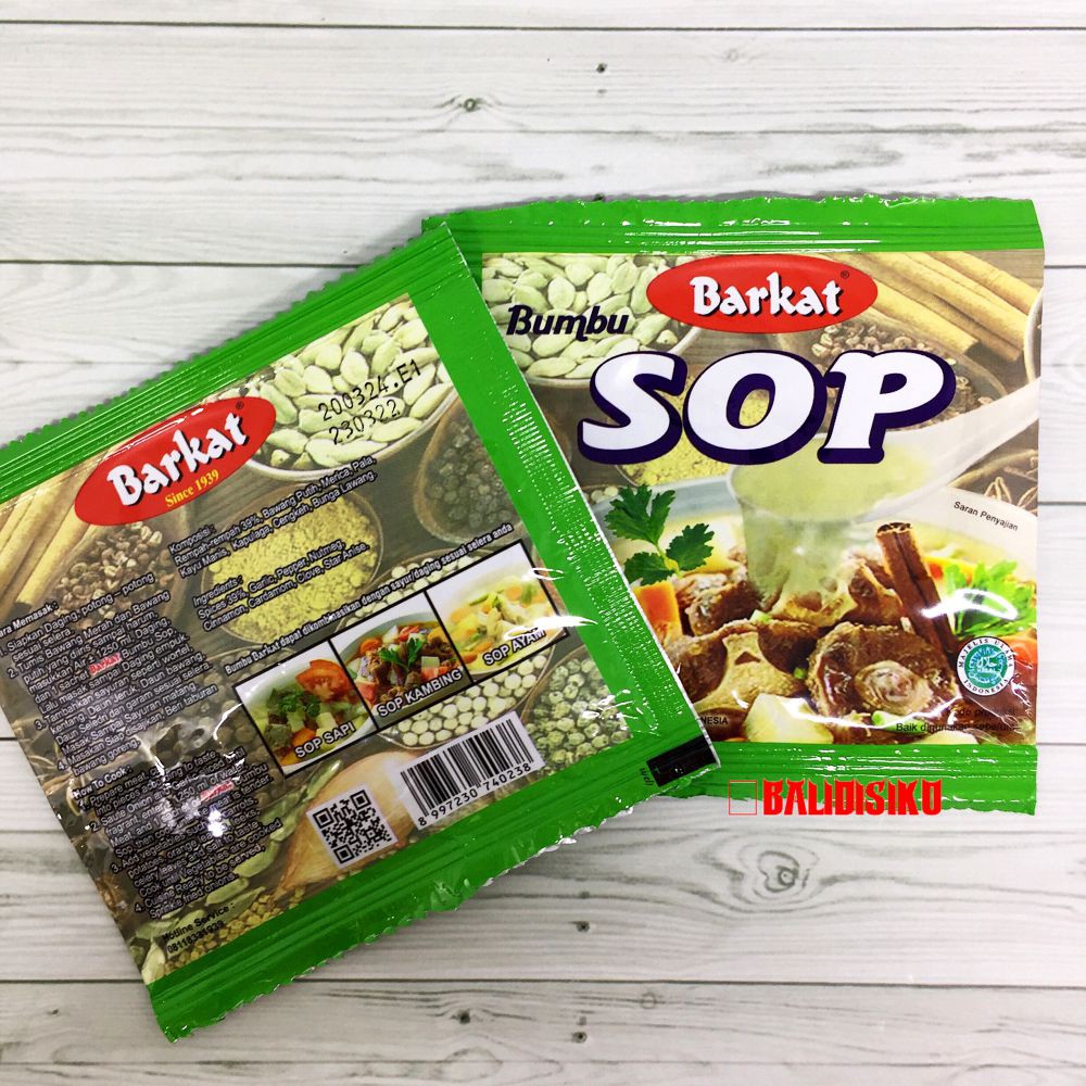 

Bumbu Sop Masakan Padang 5 gr