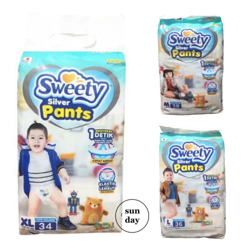 Sweety Silver Pants M38 L36 XL34
