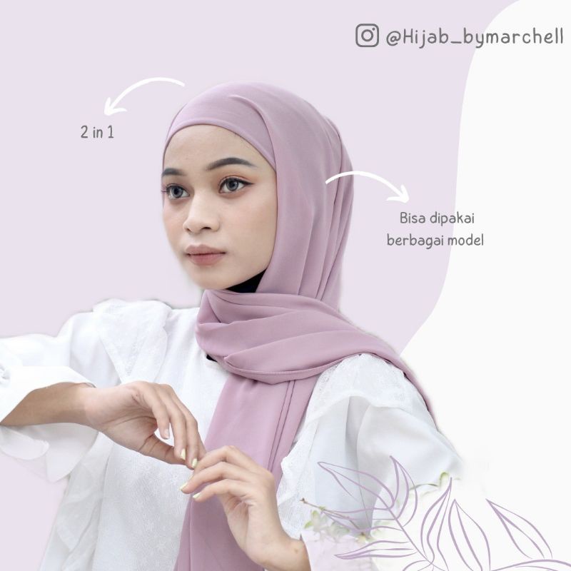Pashmina Inner 2in1, Pashmina inner
