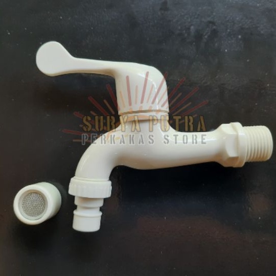 KRAN AIR PVC UNNU UKURAN 1/2 | KRAN UNNU GTA 01 | KRAN AIR PVC | KRAN 1/2 INCH | KRAN PVC