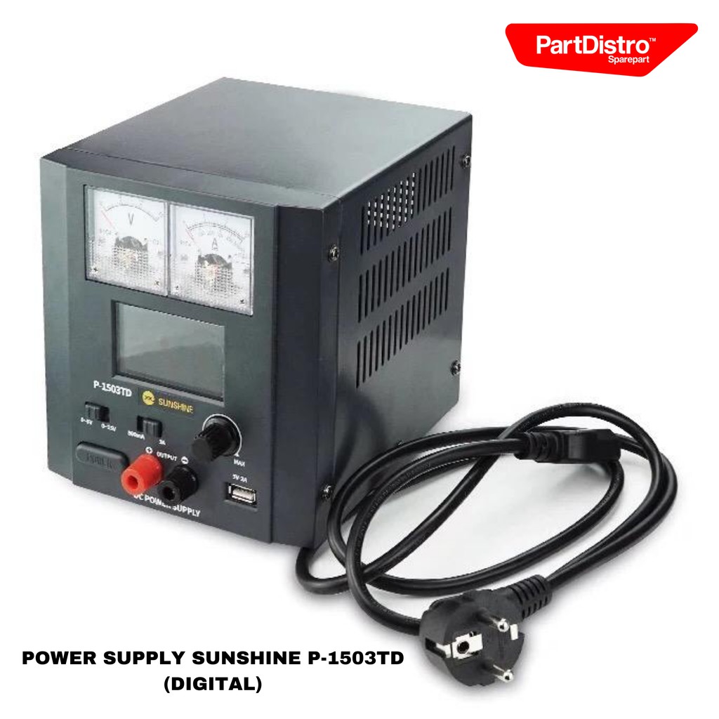 POWER SUPPLY SUNSHINE P-1503TD (DIGITAL) 3AMPERE