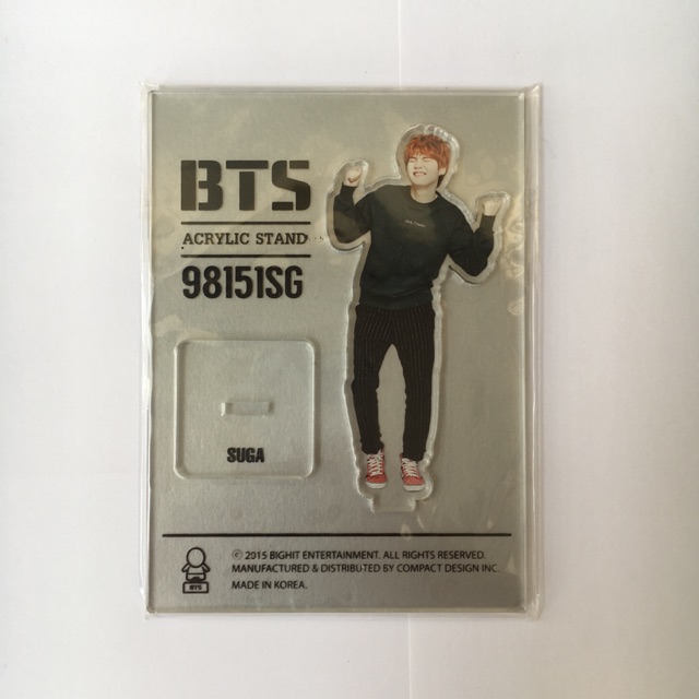 BTS 2nd MUSTER ZIPCODE 17520 Acrylic Stand (Suga)