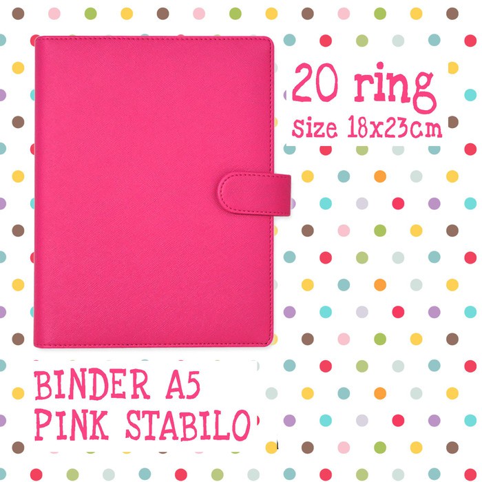 

nn Binder untuk Kuliah Kerja Buku Catatan 20ring model A5 Custom Nama