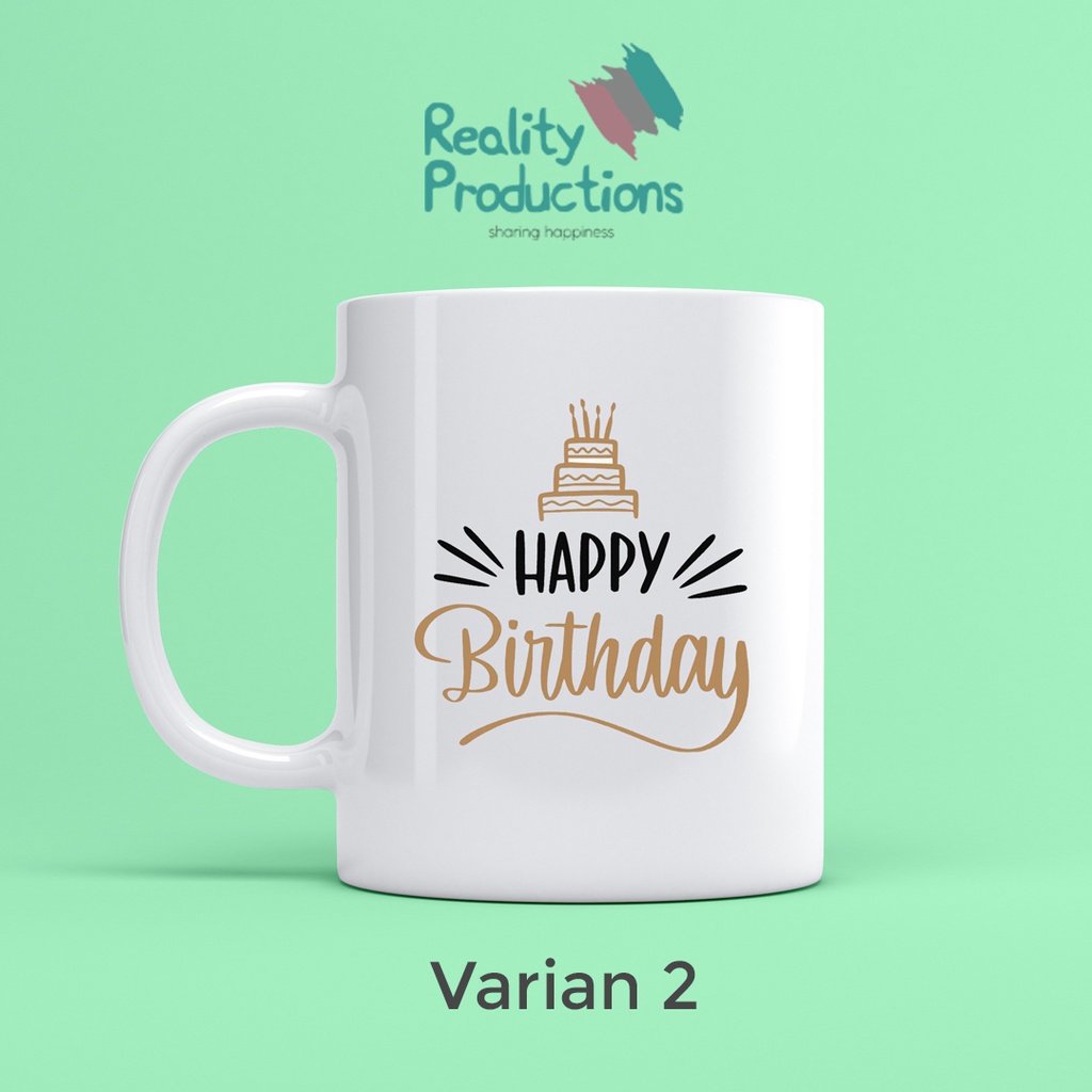 Mug Happy Birthday untuk Kado atau Hadiah Ulang Tahun