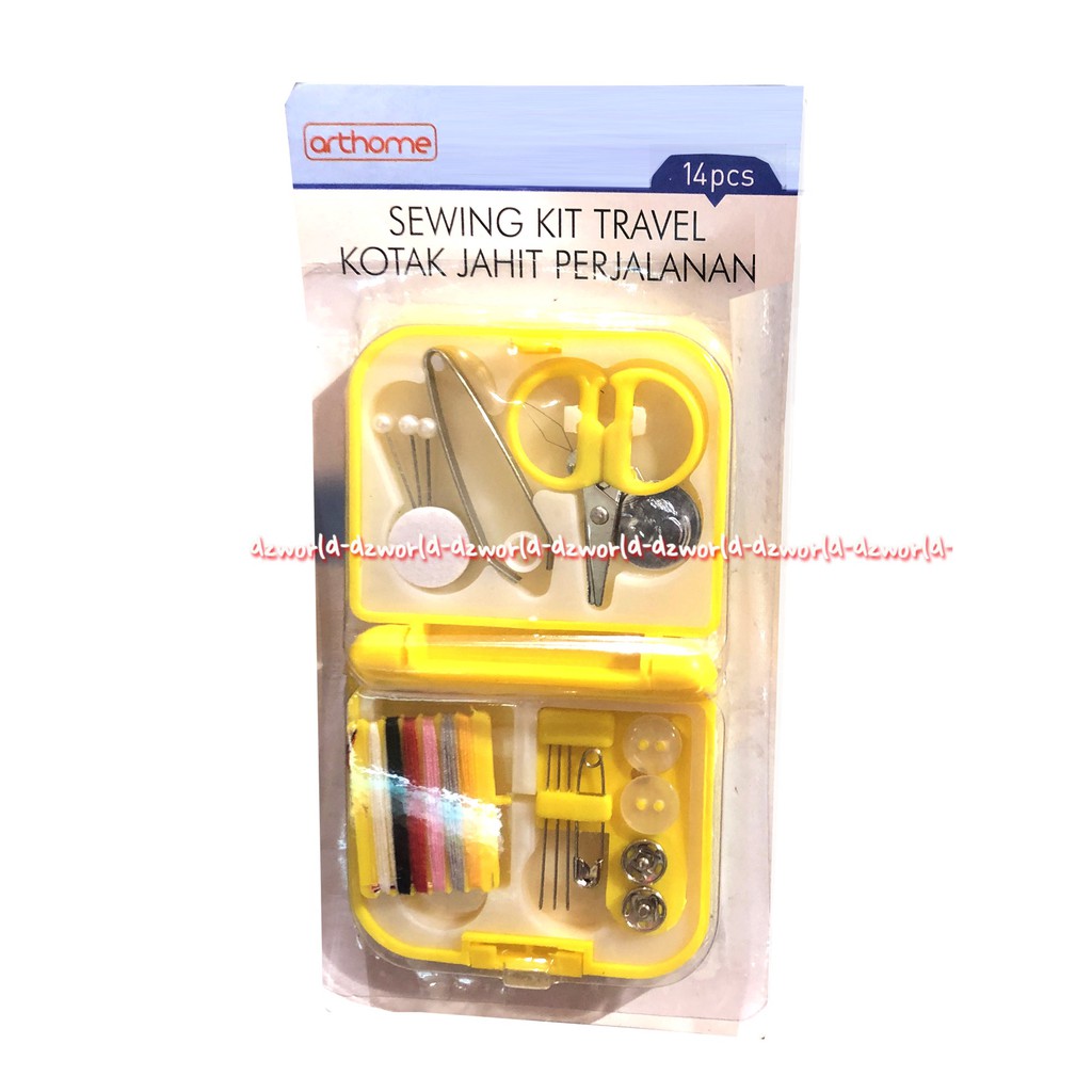 Arthome Sewing Kit Travel Kotak Jahit Perjalanan Alat Jahit Untuk Travelling Athome Benang Jahit 1set