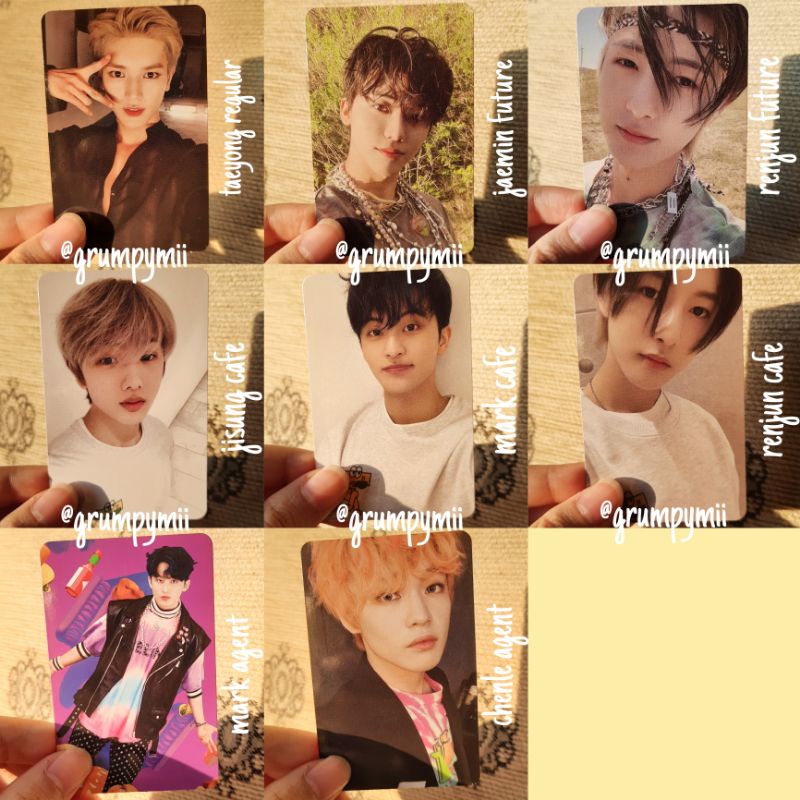 PC Photocard NCT Dream Mark Renjun Jaemin Chenle Jisung Agent Cafe Future Chilling AR Clip Hot Sauce