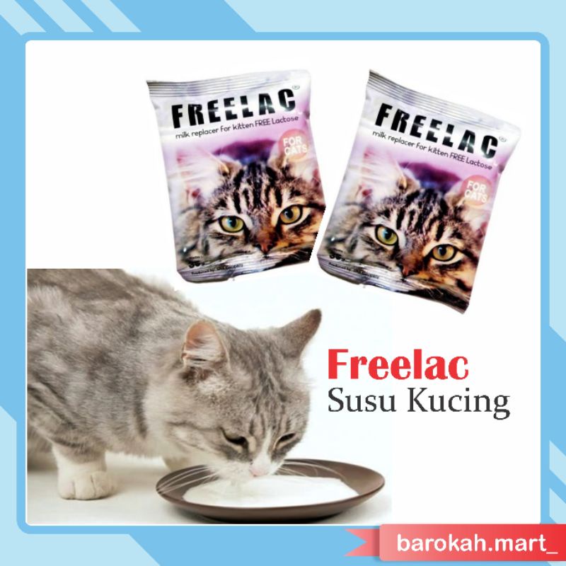 Susu Kucing Kitten Cat Freelac Milk Sachet 35gr