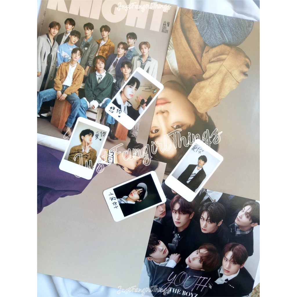 THE BOYZ KNIGHT MAGAZINE FULLSET YOUNGHOON SUNWOO