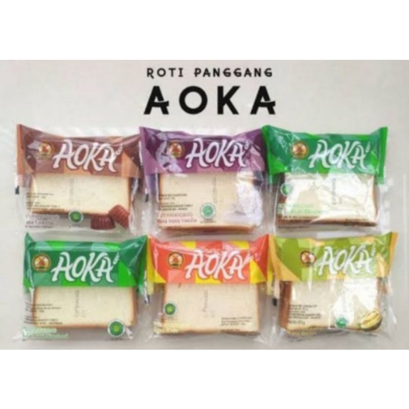 

Aoka roti panggang 4 pcs