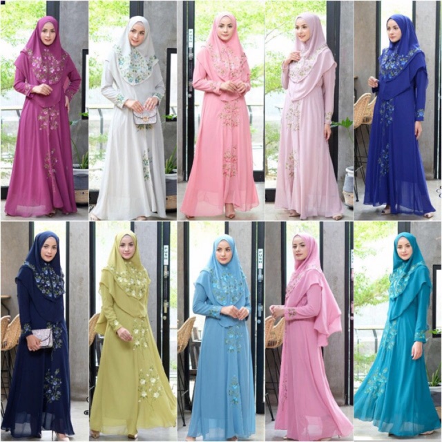 Dialova Syari by Jelita Muslimah Jelgant Ori