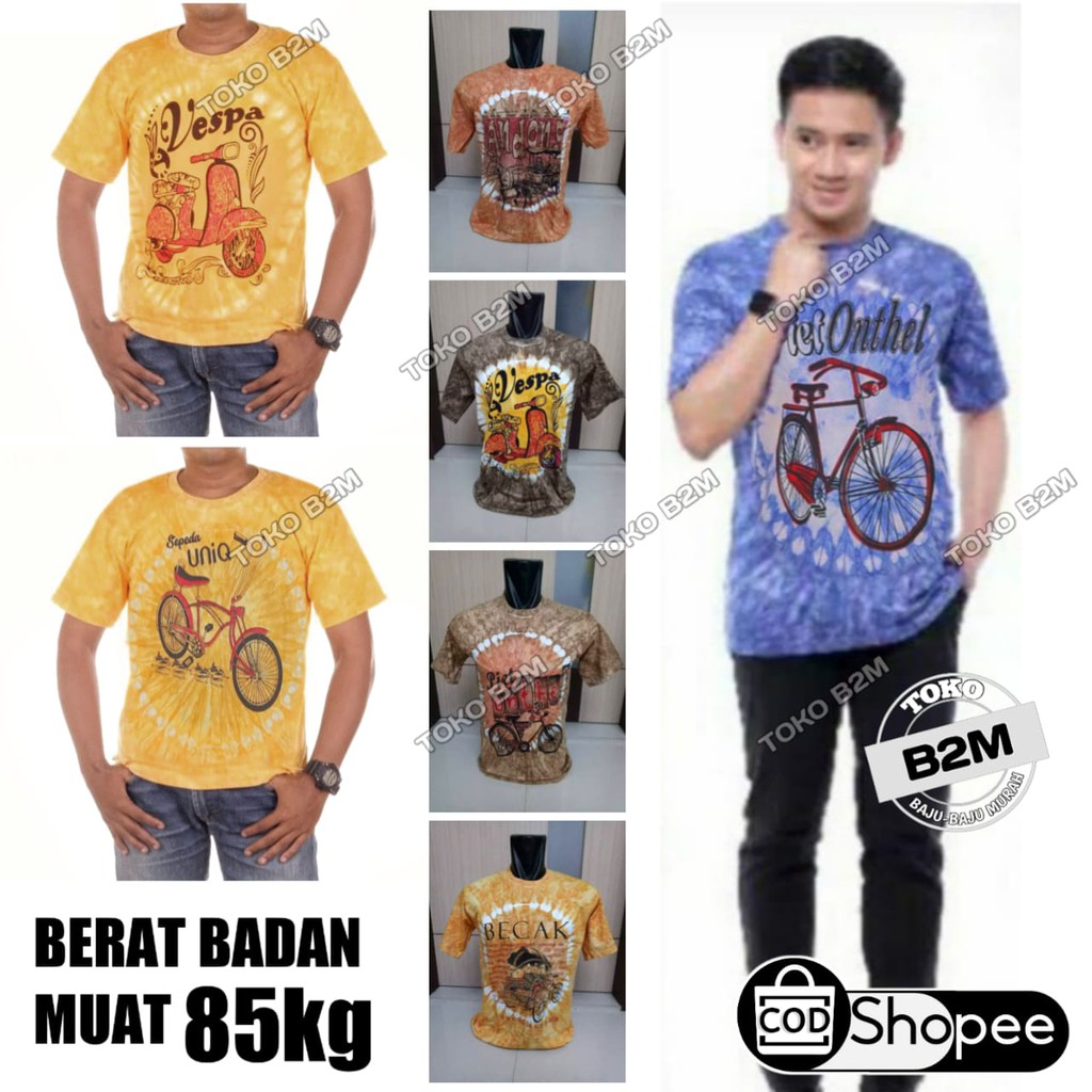 Kaos Murah Jumbo Pria Wanita XXL - Kaos Jumbo Murah kode: AF-XXL - Kaos Murah B2M - Kaos Wayang