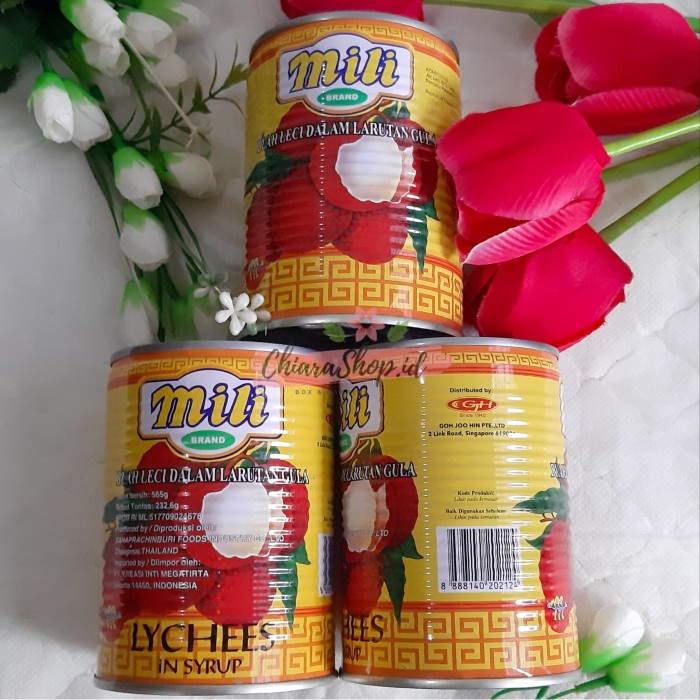 

Kalengbuah- Mili Lychee / Lychee Kaleng / Buah Leci Kaleng / Buah Kaleng / Sangjit -Buah-Kaleng.