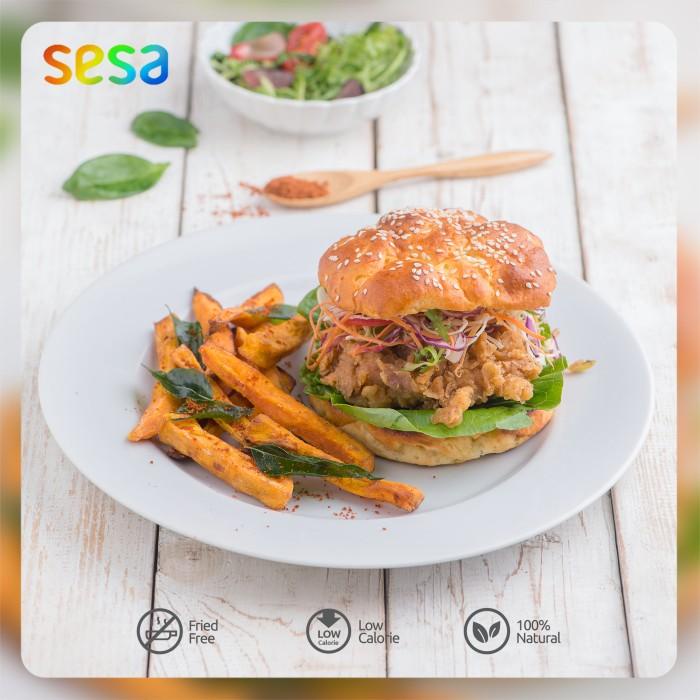 

Crispy chicken burger - SESA Food Best Seller