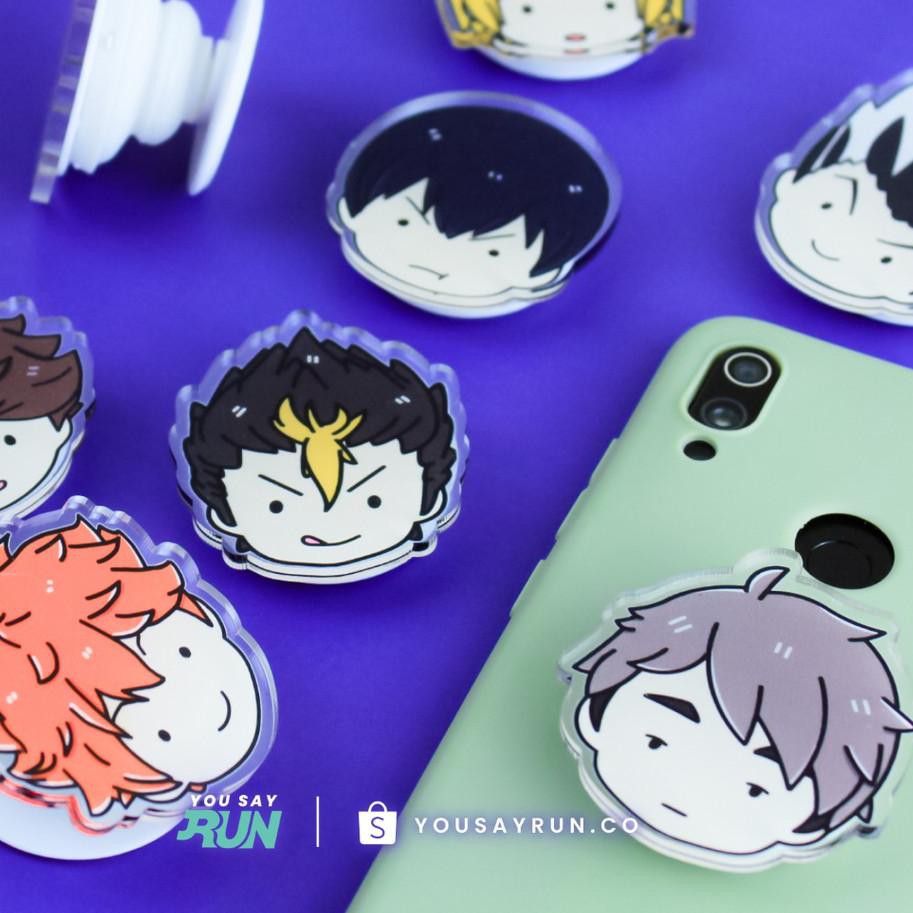 ♥➡,Popsocket Haikyuu (Anime griptok)s ➦Trima_Kasih➦