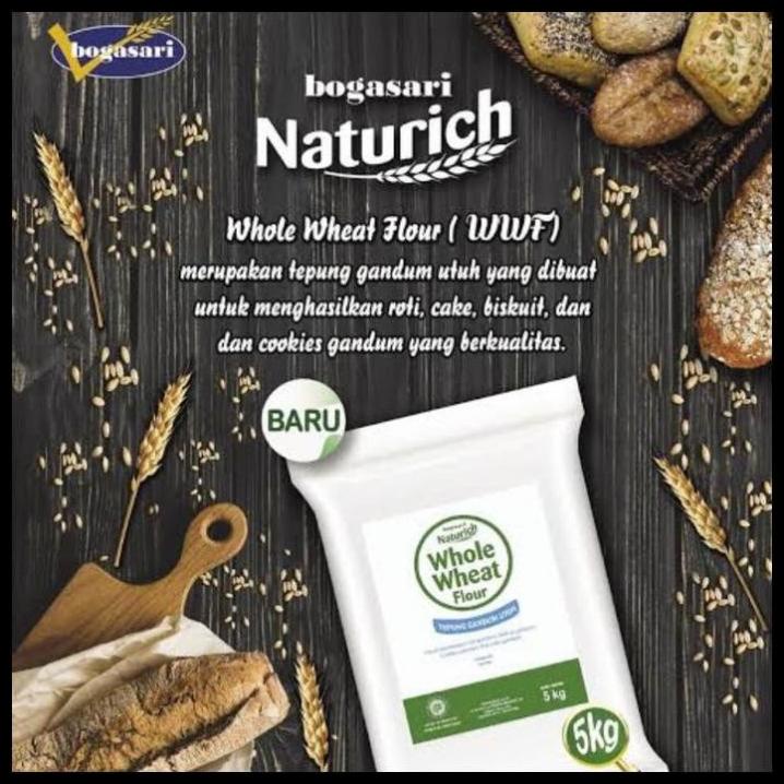 

Tepung Whole Wheat/Tepung Gandum Utuh 5 Kg