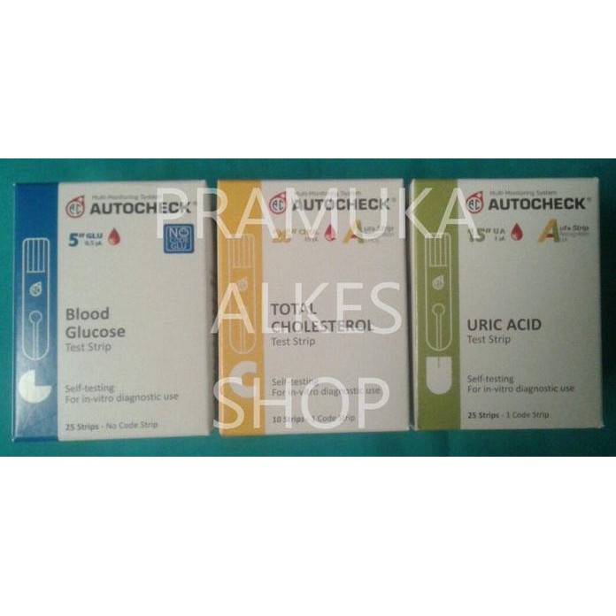 

Paket Refill Strip Gula, Kolesterol, Asam Urat Autocheck Gcu