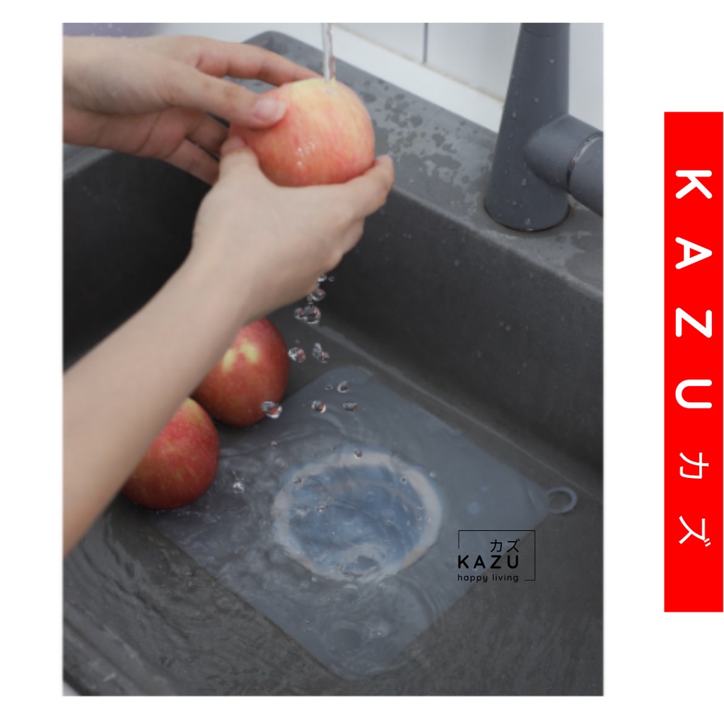 KAZU KHL232 Penutup Lubang Saluran Air Kamar Mandi Wastafel Silikon Anti Bau Serangga