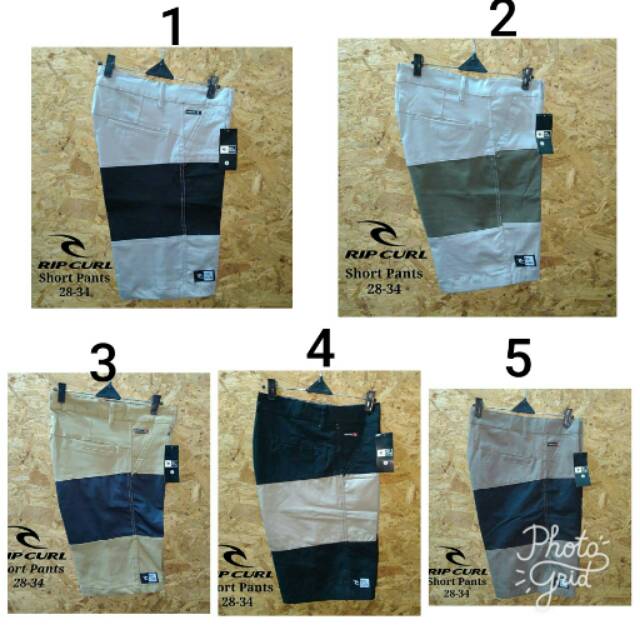 celana pendek ripcurl kombinasi