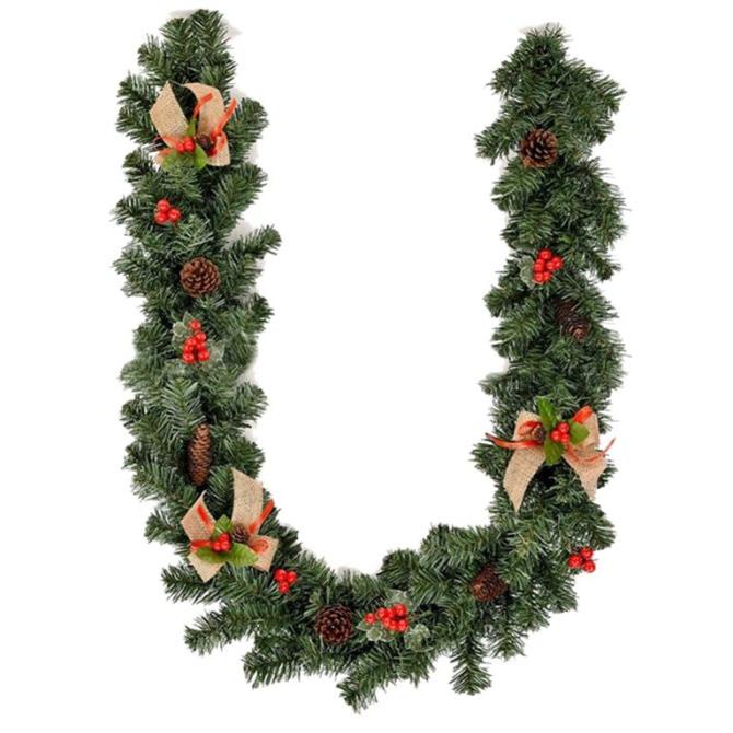

PITA GARLAND WARNA HIJAU PANJANG 1.8M UNTUK DEKORASI POHON NATAL GJNH6123V
