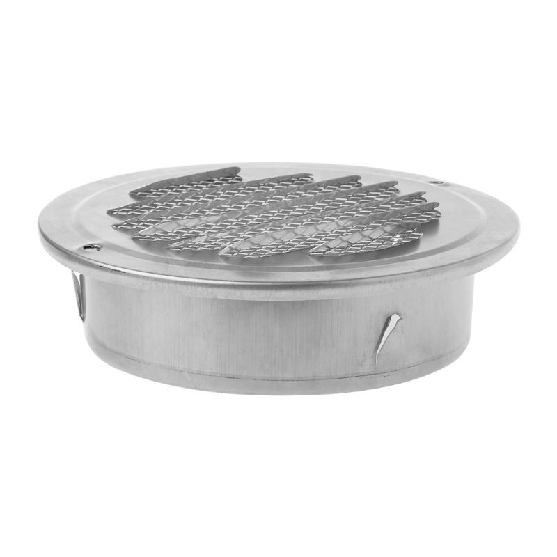 Stainless Steel Exterior Wall Air Vent Grille Round Ducting Ventilation Grilles
