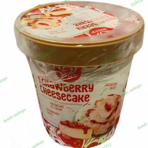 

:>:>:>:>] wall's selection strawberry cheese cake 750ml