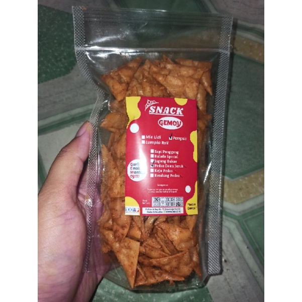 

Snack GEMOY - Kepirik Pangsit 100gr Aneka Rasa Bumbu Rempah Kemasan Pouch