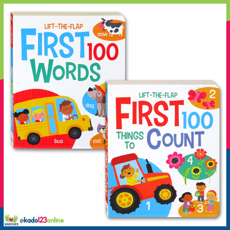 Jual First 100 Words First 100 Things To Count Lift The Flap Board