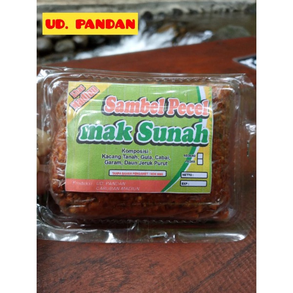 &quot;Sambel Pecel Mak Sunah&quot; khas Madiun berat 250gr