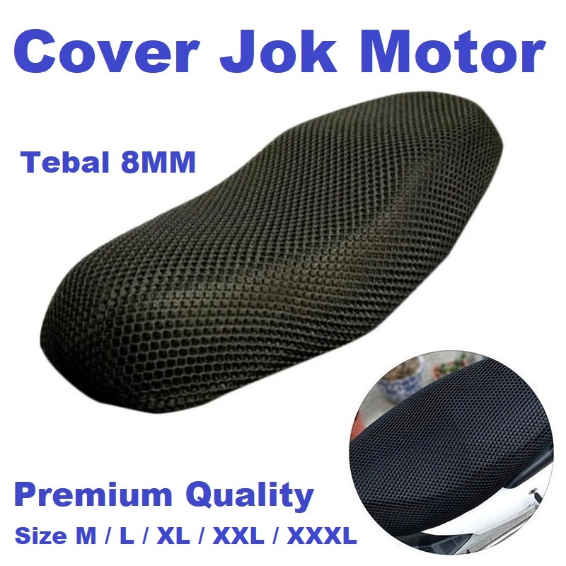 Sarung Jok Cover Jaring Motor Anti Panas M L XL XXL XXXL Mio Vario Beat NMax PCX Supra Blade