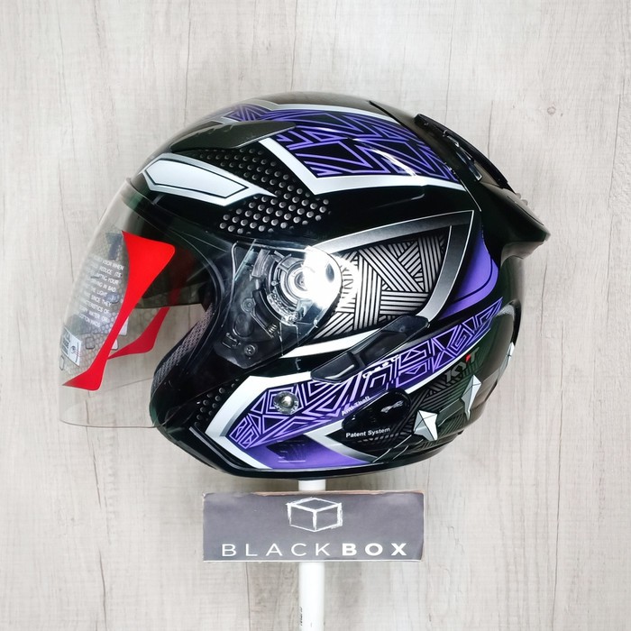 KYT Galaxy Slide Marvel Black Panther Purple