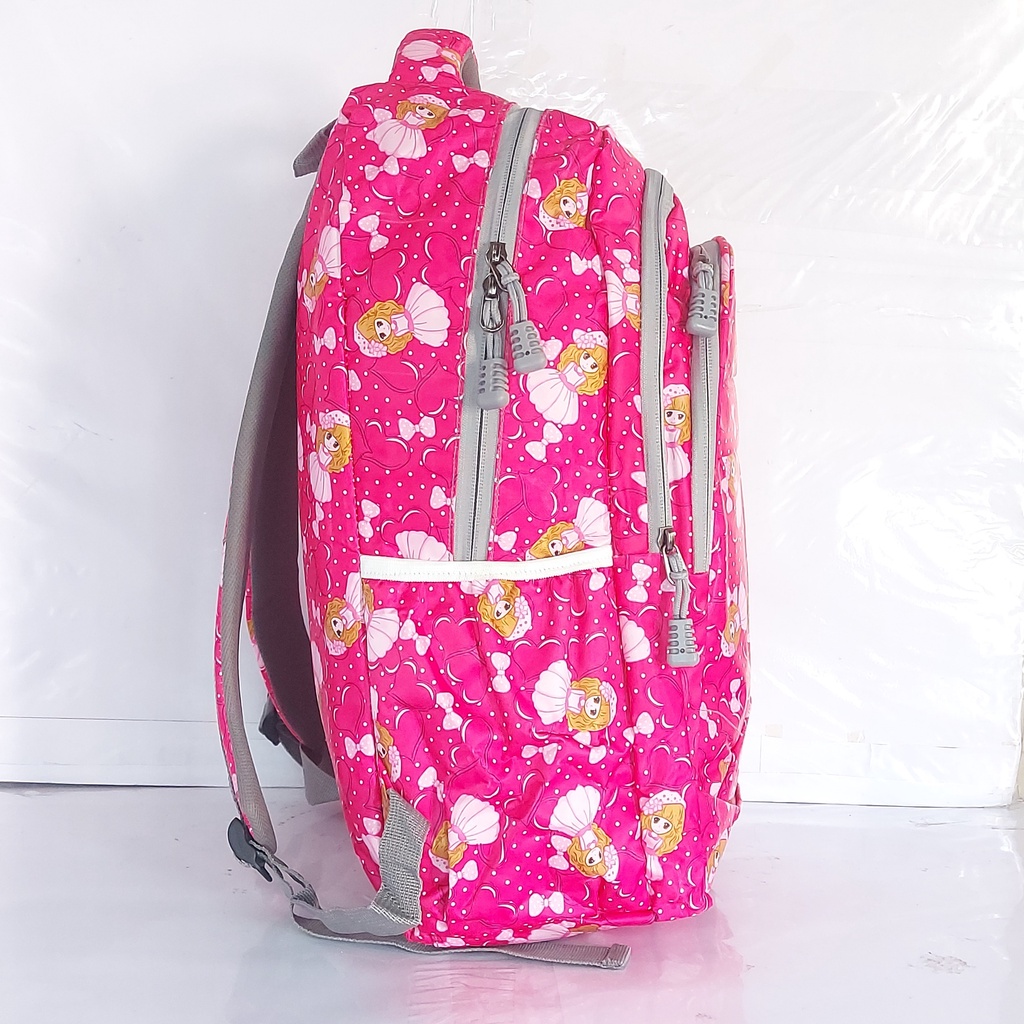 Tas Laptop Cewek Motif Princess MURAH / Tas Wanita Lucky Star Karakter BARU / Tas Sekolah Wanita Karakter Orang MURAH / Ransel Sekolah Perempuan Full Motif Baru / Tas Sekolah Laptop Karakter Ratu BARU / Tas Lucky Star Silver Girl Motif TERMURAH