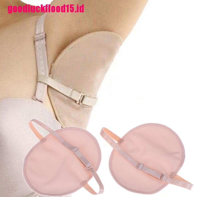 {LUCKID}Underarm Sweat Shield Pad Washable Armpit Sweat Absorbing Shoulder Guards Strap