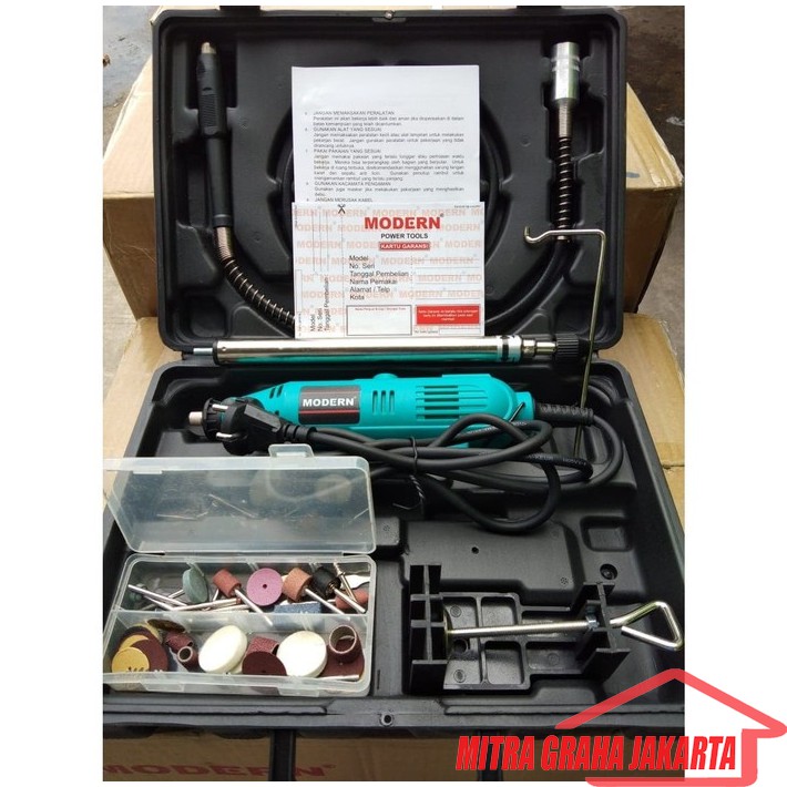 MODERN M2310 MINI DIE GRINDER 3MM SET TUNER DRILL GRINDA GURINDA MESIN MGJ