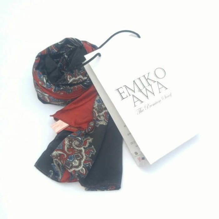 Pashmina Motif Alisha / Hijab / Jilbab / Selendang / Emikoawa