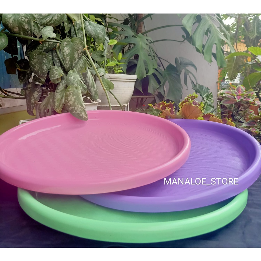 NAMPAN BULAT BESAR 40CM, NAMPAN PLASTIK, NAMPAN TUMPENG, NAMPAN BESAR