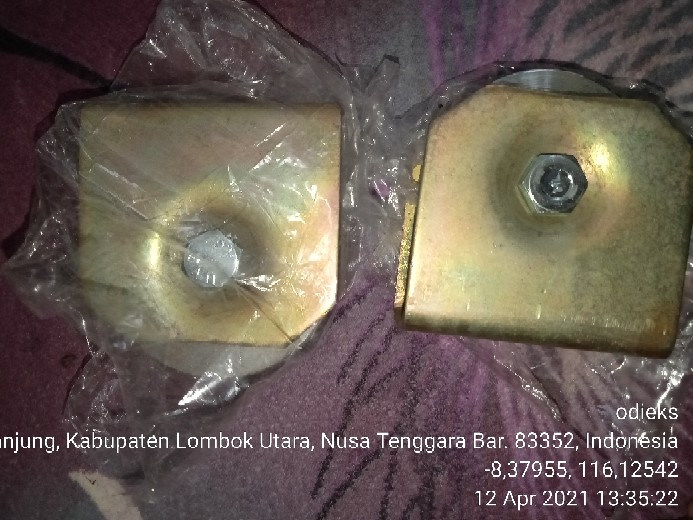 Roda Pintu Pagar Besi As Super Ukuran 8 Cm Berkualiatas