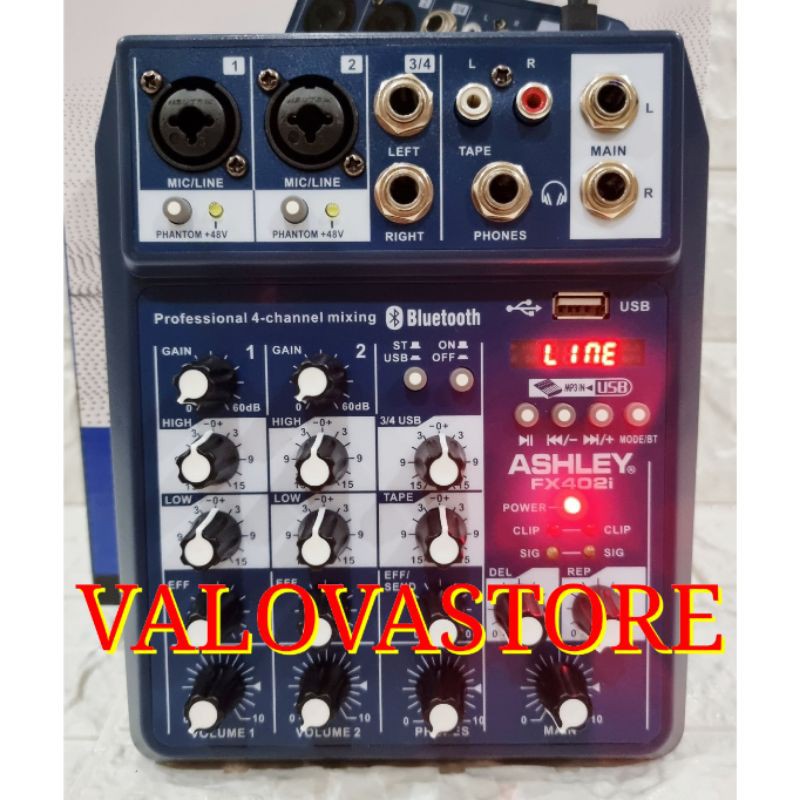 Jual Mixer Audio Ashley FX402i / SPEED UP 4 / SPEED UP4 ORIGINAL 4 CHANNEL Shopee Indonesia