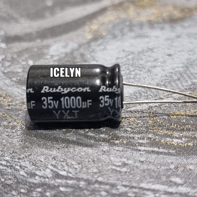 Elco 1000uf 35v, Elco 1000uf/35v. RUBYCON