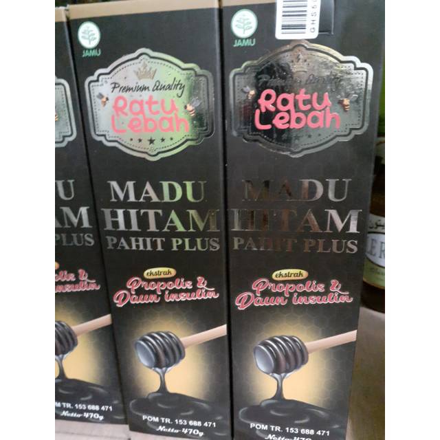 

Madu Hitam pahit plus Ekstrak Propilis dan Daun Insulin 470gr