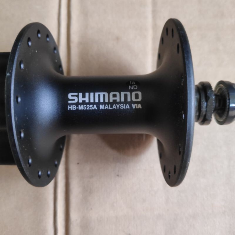 Front Hub Shimano Deore M525 QR 32Hole Sixbolt. Bos Depan