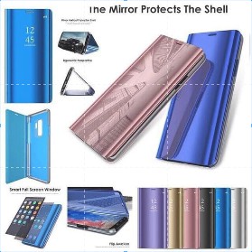 Case Flip Mirror Samsung A71 2020 Clear View Auto Lock