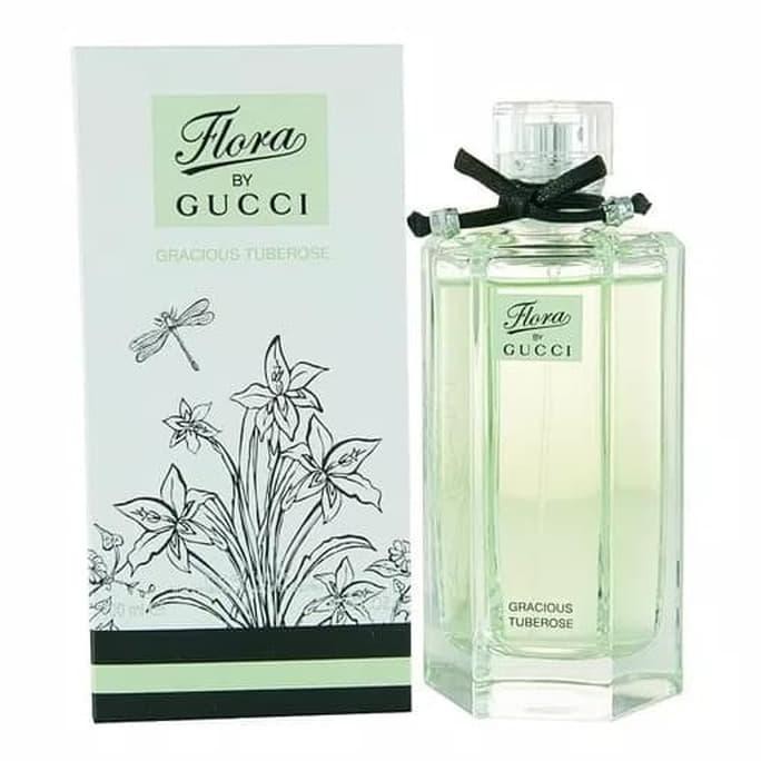 New Parfum Original Gucci Flora Gracious Tuberose 100 Ml Unbox Reject