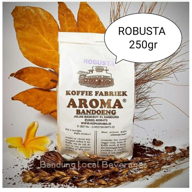 

Kopi Aroma Robusta 250gr Fabriek Koffie