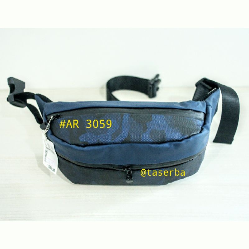 Tas Pinggang OutDoor WaistBag Waist Bag Original Navy Army AR 3059 Waterproof