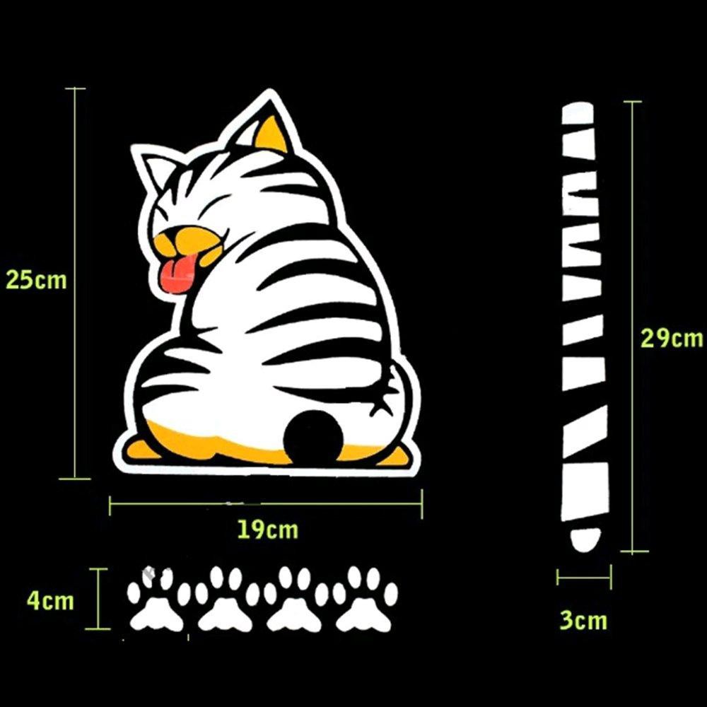 Ready Sticker Kucing Kaca Wiper Mobil Ekor Bergerak Car Cat