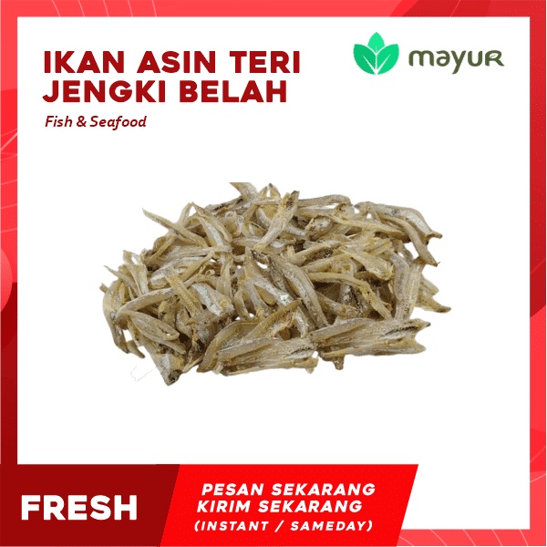 

Ikan Asin Teri Jengki Belah (100 gram)