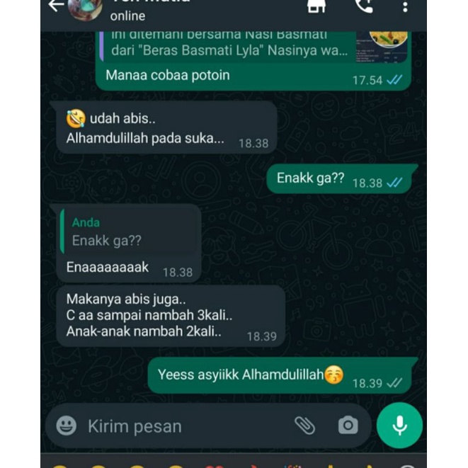 

RB22 Beras basmati 1 kg rasa bumbu kebuli, briyani, khabsya, mandhi