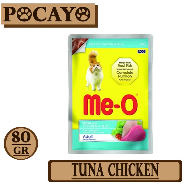 Meo Pouch Adult Tuna Chicken 80gr